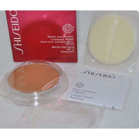 Shiseido Sheer and Perfect Compact Foundation Refill SPF 21 B 60 NATURAL DEEP BEIGE