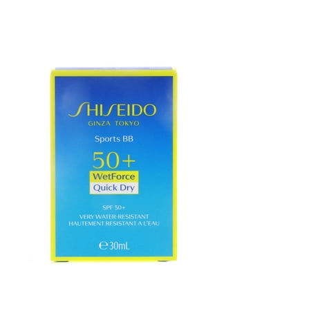 Shiseido Sports BB Wetforce Quick Dry SPF50+, Medium, 1 oz