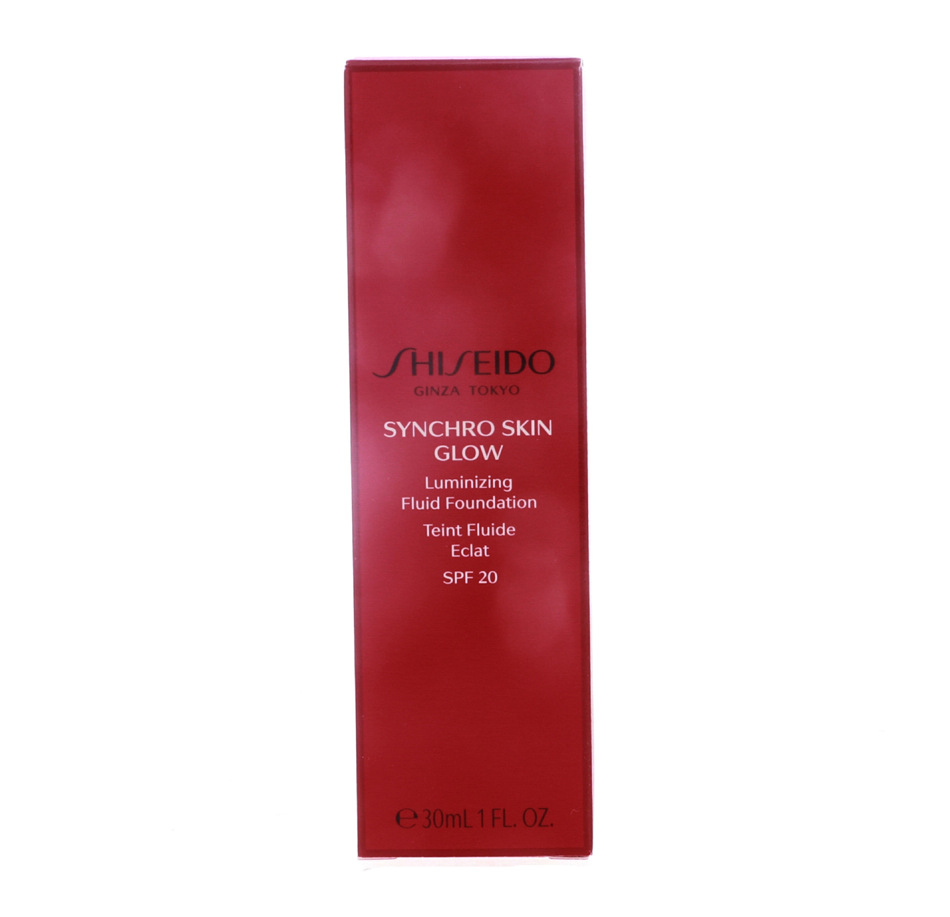 Shiseido Synchro Skin Glow Luminizing Fluid Foundation SPF20, Neutral 4, 1 oz