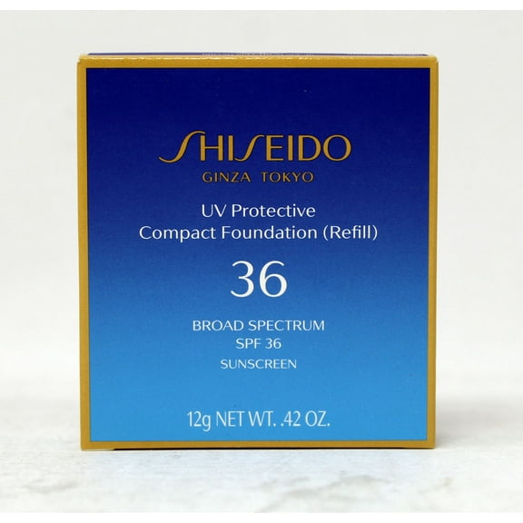 Shiseido UV Protective Compact Foundation (Refill) SPF 36 Medium Beige .42 Ounce