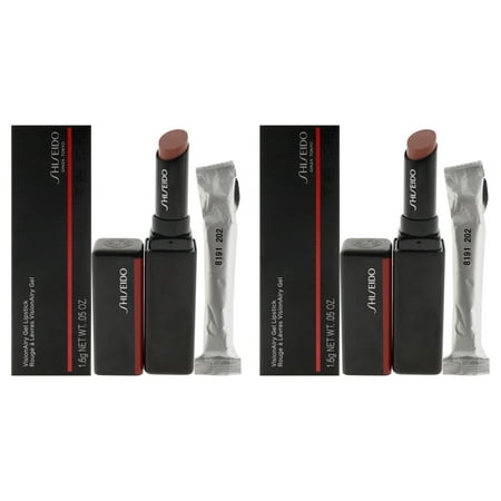 Shiseido VisionAiry Gel Lipstick - 202 Bullet Train - Pack of 2 - 0.05 oz Lipstick