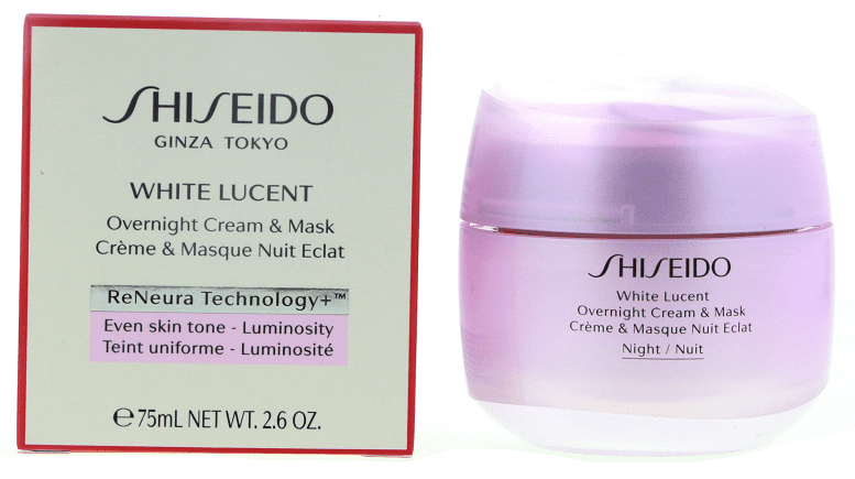 Shiseido White Lucent Overnight & Mask 2.6oz - Walmart.com