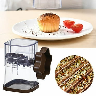Shishian 1 * Nut Blender Salutuy Manual Nut Chopper Multifunctional Nut Grinder Nut Dry Fruit Cutter And Slicer Chopper Sturdy For Pecans For Hazelnuts For Kitchen Brown Abs （Clearance）