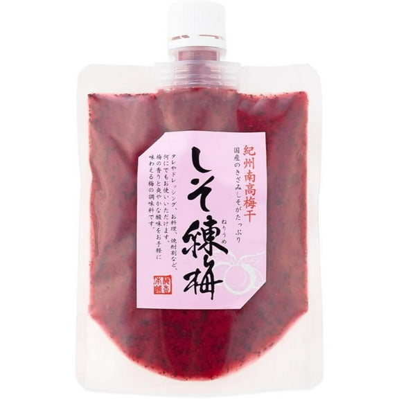 Shiso Ume Neri Ume Kishu Nanko Plum Paste 180g Tube Pack Made in JAPAN - Tokyo Sakura Mall