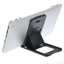 Universal Folding Design Hard Plastic Stand Support Holder for Tablet PC Black 1 Piece