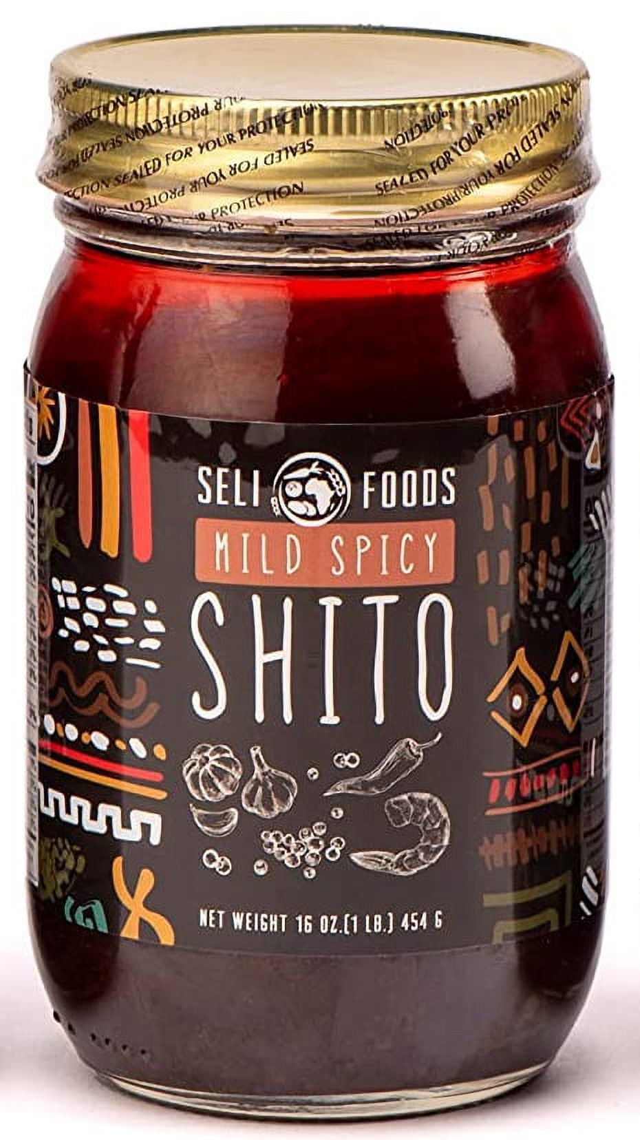 SHITO ghanaian Black Spicy Pepper Sauce 12 Oz -  Sweden