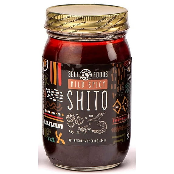 Shito Sauce Mild Spicy | Seafood condiment | Chili sauce 8 oz jar by Seli Foods