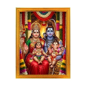 Shiv-Religious God Photo Frame for Home & Pooja Room Decor