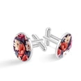 thumbnail image 1 of Shivering Elegant Stainless Steel Cufflink Set for Formal Attire, Made of Stainless Steel, Ideal for Special Occasions, 1 of 6