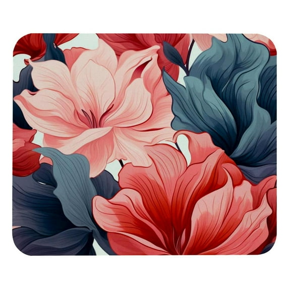 Shivering Square Desk Mat Gaming Mouse Pad, 8.3x9.8 Inch Non-Slip Rubber Bottom Printed Design - Suitable for Office and Gaming