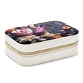 thumbnail image 1 of Shivering Velvet Portable Jewelry Organizer Box with Removable Compartment - Earring Holder and Gift Jewelry Box, 1 of 7