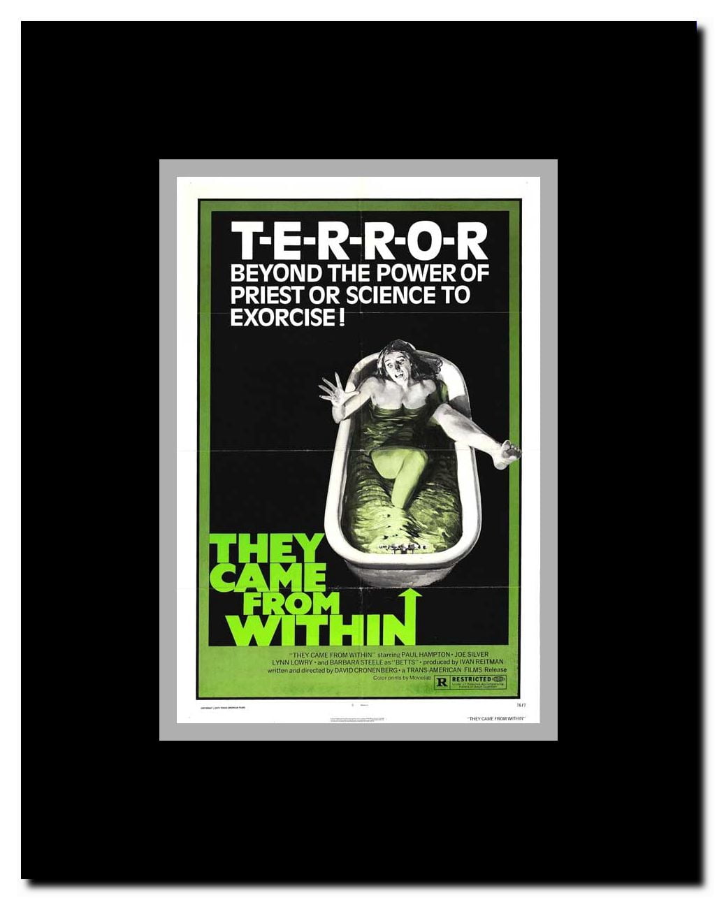 Shivers Framed Movie Poster
