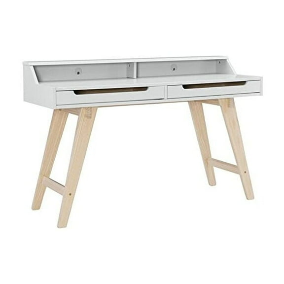 Shivley Two Drawer Desk White