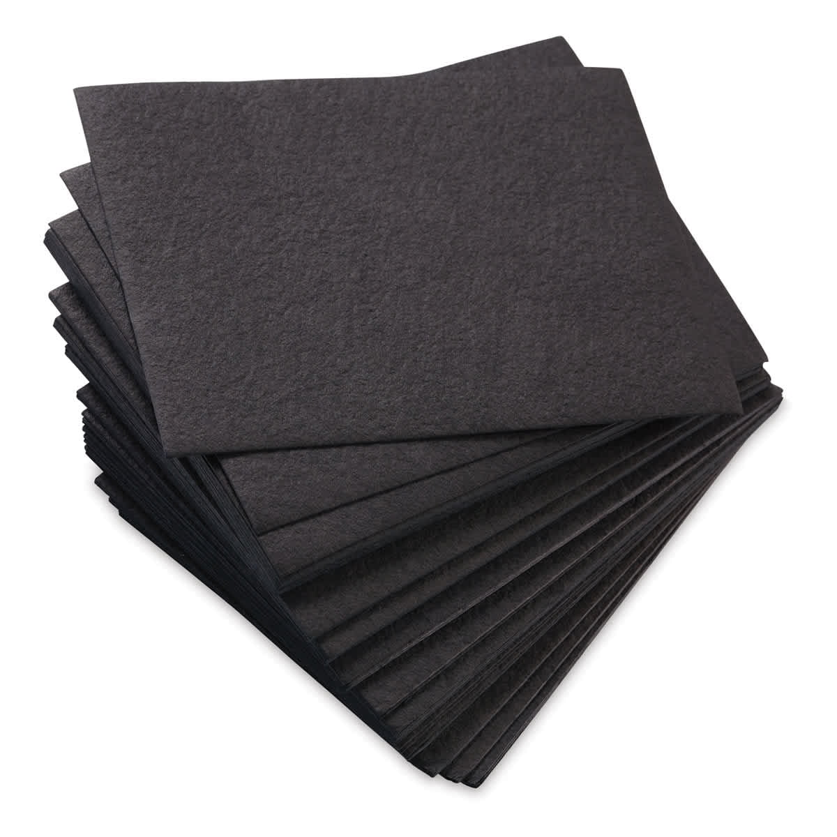 Shizen Black Watercolor Paper - 5" x 7",  Cold Press/Rough, 50 Sheet Pkg