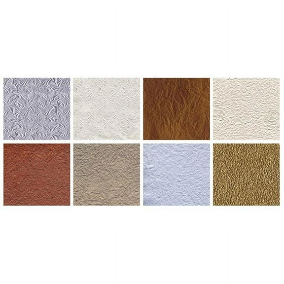 Shizen Design 2023491 11 x 15 in. Metallic Paper Assortment, Assorted Color