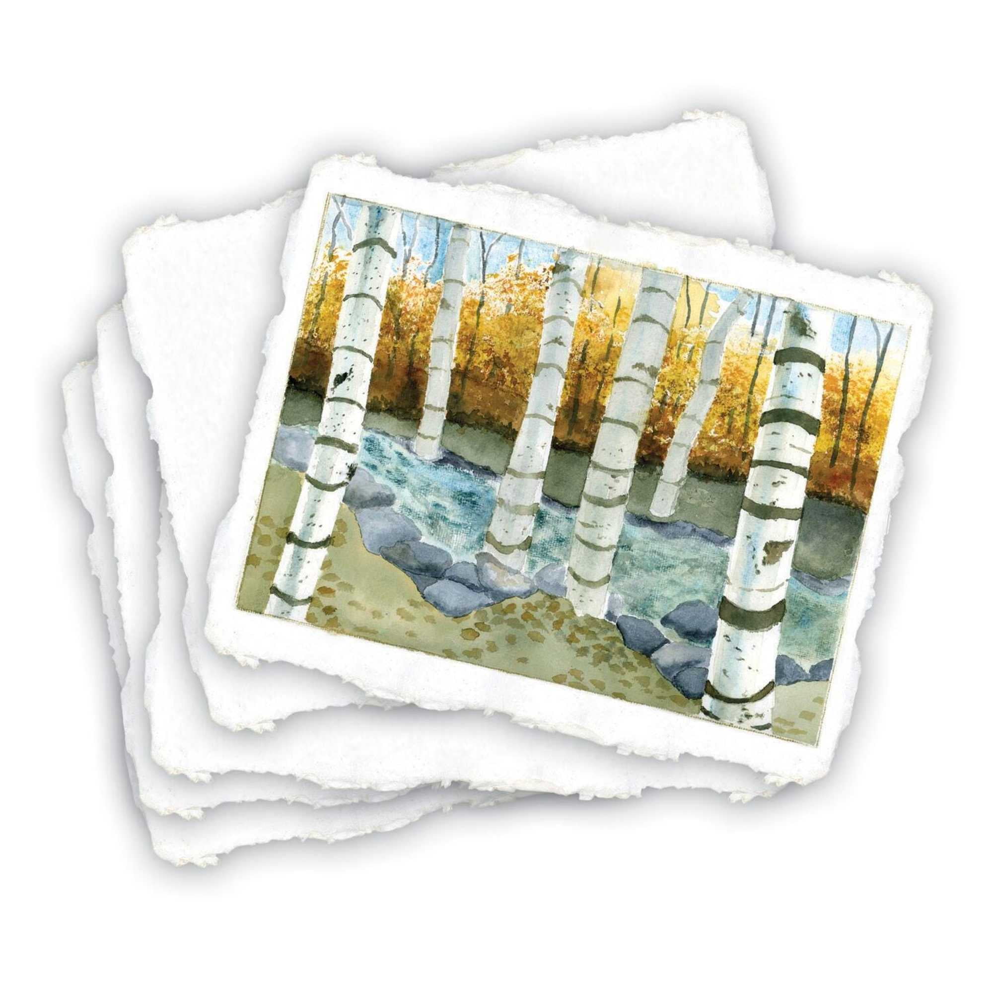 Shizen Design Punjab Watercolor Paper, 9 x 12 Inches, 90 lb, White, 25 ...