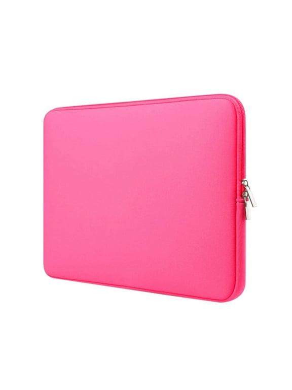 Unisex Slim Design Water Resistant Neoprene 11" Laptop Sleeve, Rose Red