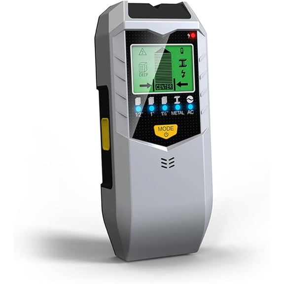 Koudindg  Stud Finder Wall Scanner - 5 in 1 Stud Detector with HD LCD Display Used for Detecting Wood Metal Wire with Warning Function for the Center and Edge of Wood AC Wire Metal Studs Joist Pipe