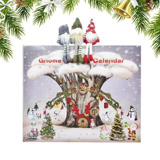 Shkhoas 2024 Christmas Gnome Advent Calendar, 24 Day Christmas Advent