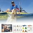 Shkhoas 2024 Fishing Lure Advent CalendarChristmas Countdown with Tackle Kits Surprising Gifts