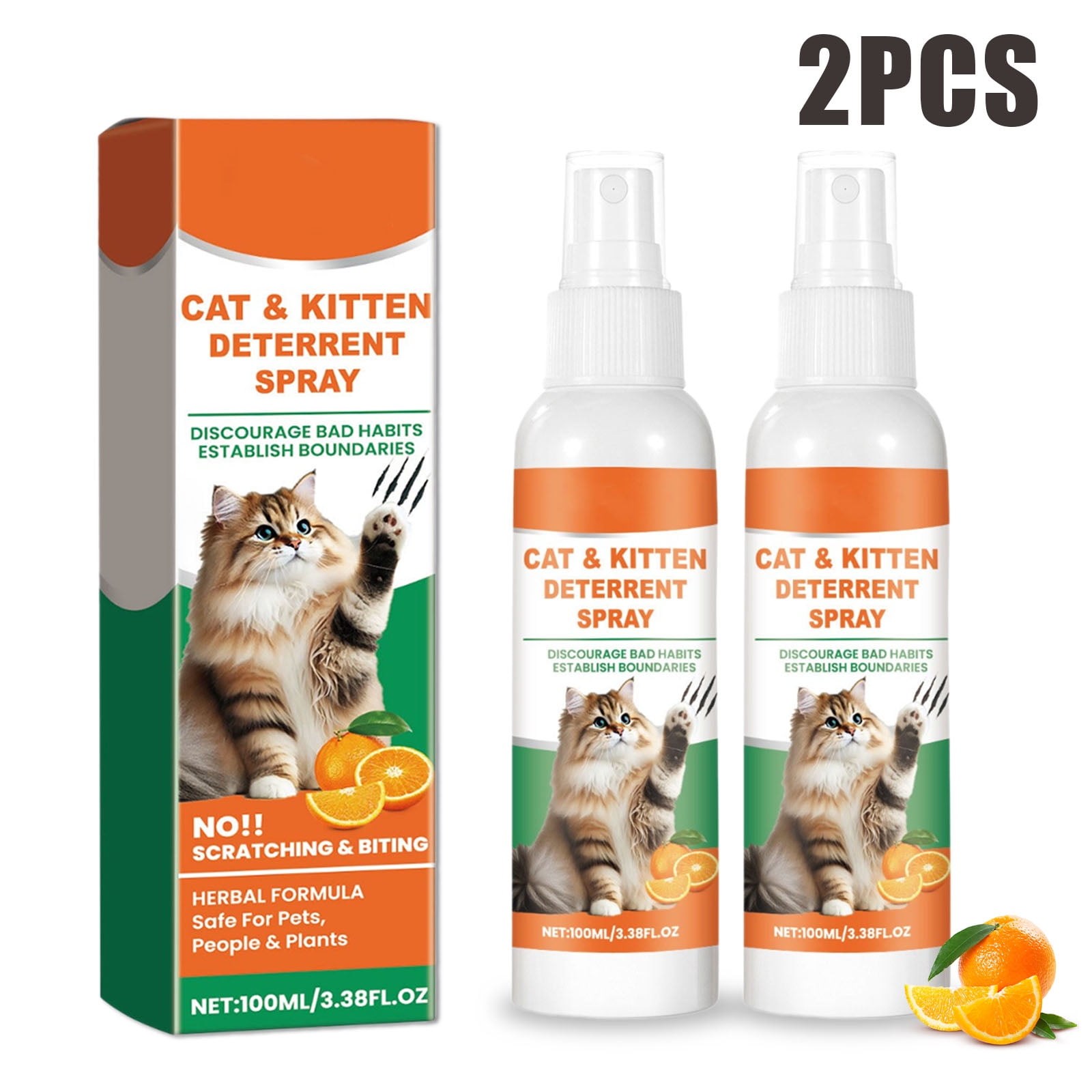 Shkhoas Cat Repellent Spray Indoor & Outdoor Cat Deterrent Training