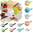 Shkhoas Food Storage Sealing Grippers with Pour Spouts Bag Clips for
