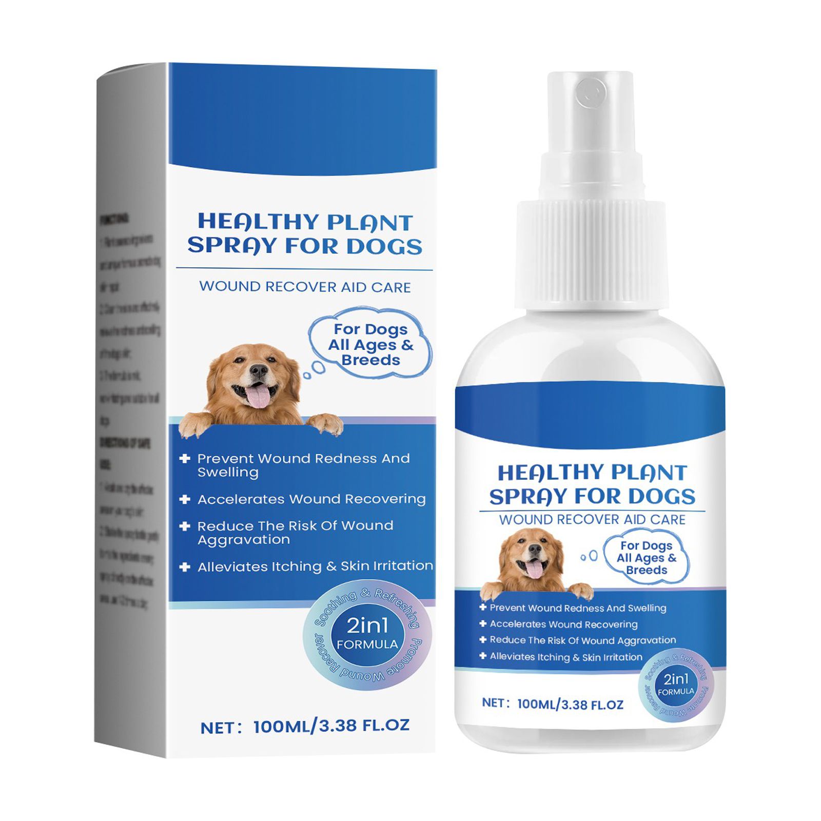 Shkhoas Wound Skin Spray Dog Paw Wound Care Hot Spot Relief For Dogs Shkhoas Wound Skin Spray Dog Paw Wound Care Hot Spot Relief For Dogs