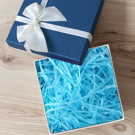 FAMTKT 100G/Bag Confetti Crinkle Paper Shredded Supplies, Crinkle Cut Paper Grass Cushion Paper Streamer for Christmas Wedding Birthday Crafts Gift Box Filler, Gift Wrapping Supplies