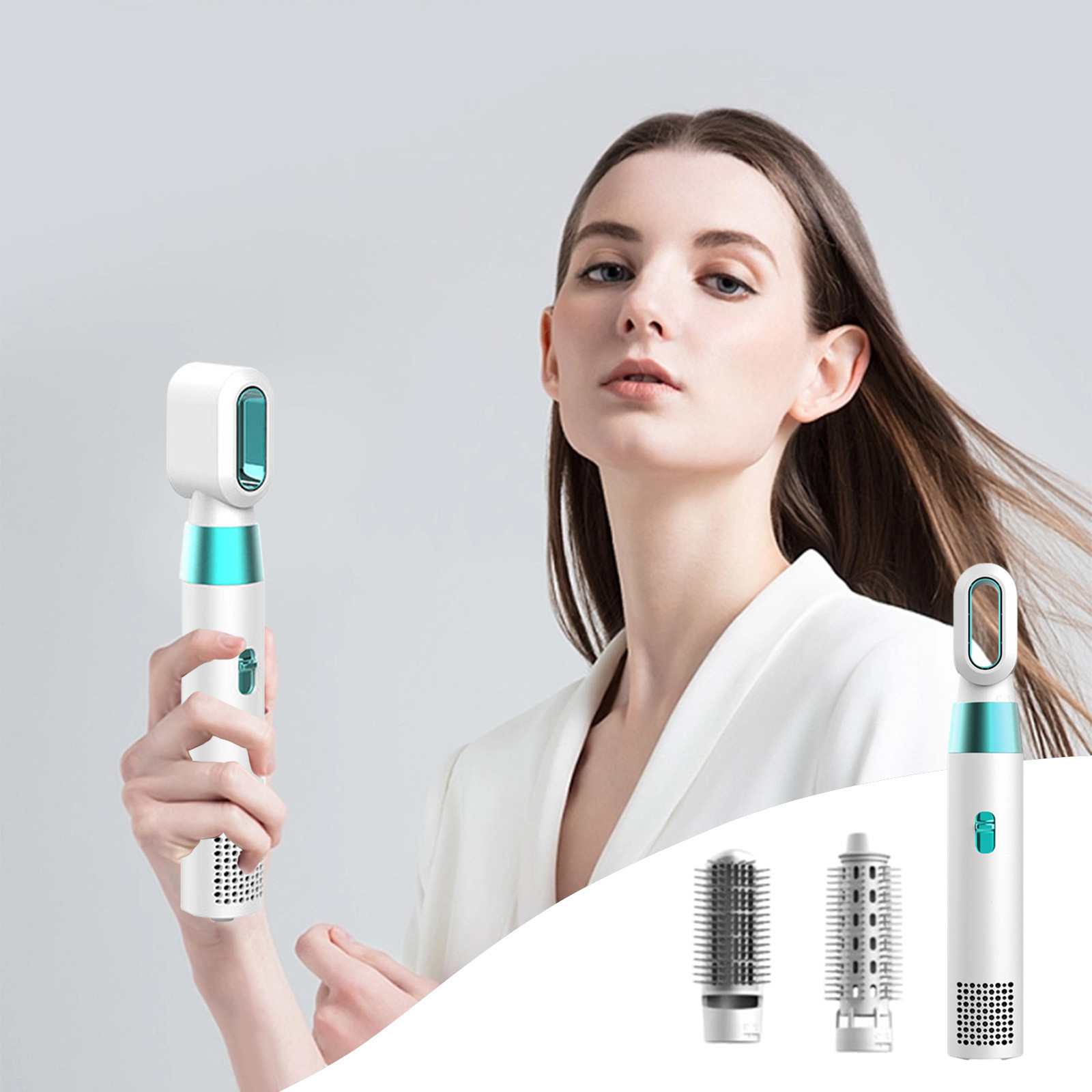 Shldybc 3 In 1 Electric Hair Dryer Hot Heating Hair Comb Wet Dry Hair