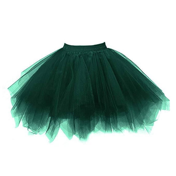 Shldybc Adult tutus Skirt Tulle tutus for Women Teens Skirts Classic Layered 50s Vintage Bubble Dance Skirts for Cosplay Party Merry Christmas