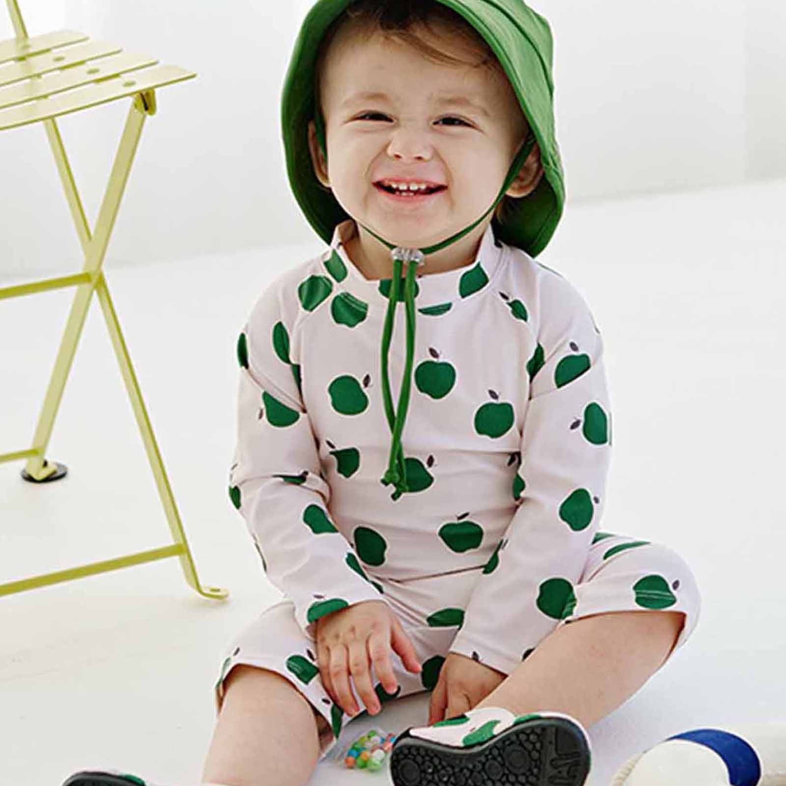 Playshoes Baby Boys/Kids UV Protection Swimsuit - UPF 50+, Quick-Dry Recycled Polyester, Long Zip