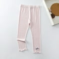 thumbnail image 1 of FAMTKT Baby Boys Girls Sweatpants Casual Cotton Pure Color Sport Jogger Pants Athletic Trousers, Baby Girl Pants(2-3 Years, Pink), 1 of 1