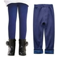 thumbnail image 1 of FAMTKT Baby Boys Girls Winter Warm Fleece Lined Leggings Stretchy High Waisted Active Sweatpants Casual Plush Elastic Pants, 1 of 6