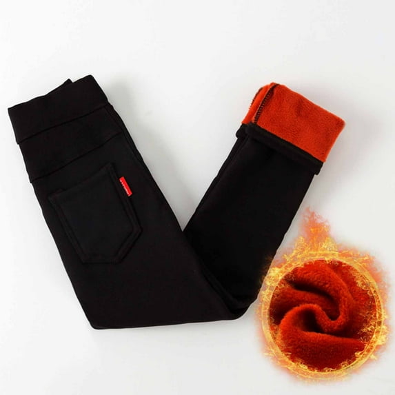 Up to 50% off Shldybc Baby Girl Boy Winter Warm High Waist Sweatpants Toddler Cotton Active Elastic Pants Warm Casual Leggings, Baby Days Saving!
