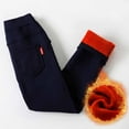 thumbnail image 1 of Shldybc Baby Girl Boy Winter Warm High Waist Sweatpants Toddler Cotton Active Elastic Pants Warm Casual Leggings, 1 of 8