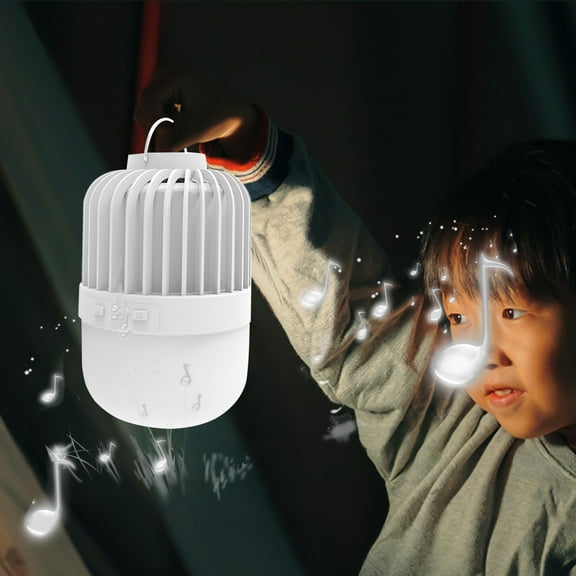 FAMTKT Camping Lantern with Bluetooth Speaker, Portable USB Rechargeable Power Bank Flashlight Survival Kits for Indoor Outdoor Home Emergency Light Power Outages