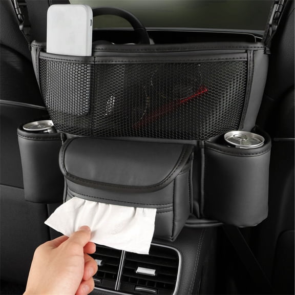 FAMTKT Car Handbag Holder Between Seats Large Capacity Car Purse Holder Automotive Consoles & Organizers for Document Phone Storage Car Accessories Interior, Car Accessories