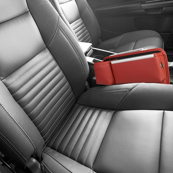 FAMTKT Car Seat Filler Organizer, Multifunctional Car Seat Organizer, Auto Console Side Storage Box, Car Organizer Front Seat for Holding Phone, Sunglasses