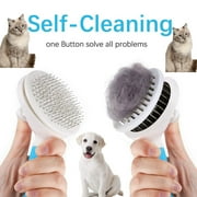 Shldybc Cat Grooming Brush, Self Cleaning Cat Brushes for Dogs Cats for Long Haired & Short Hair Gently To Remove Loose Undercoat, Pet Hair Brush on Clearance