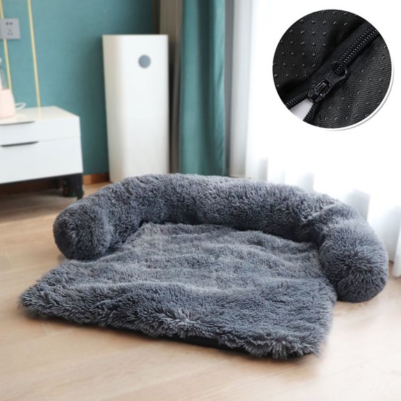 FAMTKT Comfortable Plush Kennel Dogs Pet Litter Deep Sleep Pv Cat Litter Sleeping Bed