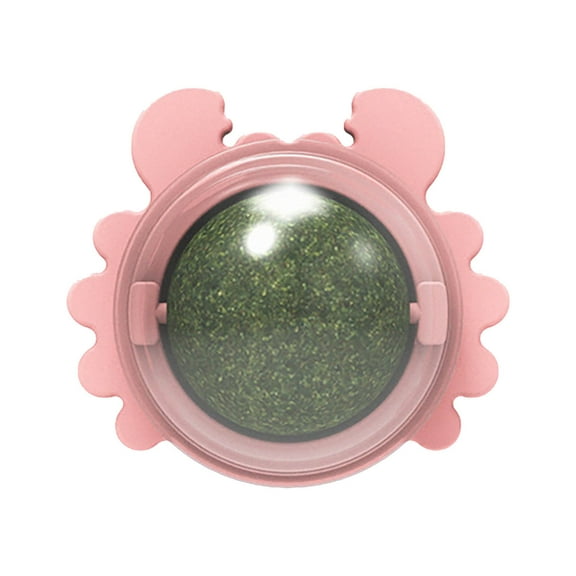 Shldybc Crab Catnip Balls Spinning Balls, Catnip Balls, Cat Ball Products for Cats Kitty Chew Toy, Rotatable Interactive Cat Kitten Toys of Indoor Cats for Teeth Cleaning