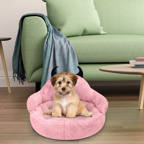 FAMTKT Dog Bed for Dogs Comfortable Plush Kennel Dogs Pet Litter Deep Sleep Pv Cat Pet-Sleeping Bed