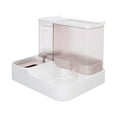 thumbnail image 1 of kladzum Dog Cat Feeder and Water Dispenser, Food Feeder and Waterer Set with Pet Food Bowl, Automatic Feeder, Cat, Dog, Automatic Water Dispenser, Dog Bowl, Cat Basin, Water Feeding Combination Bowl, 1 of 2