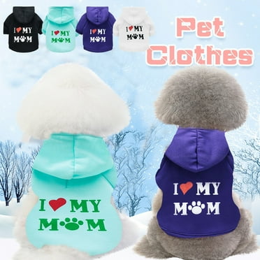 Shldybc Dog Sweatshirt Dog Clothes for Small Dogs Girl, Cute Dog Warm Clothes Pet Clothes Sweater, Dog Clothes Outfits Clothing Apparel for Pet Dogs Cats on Clearance