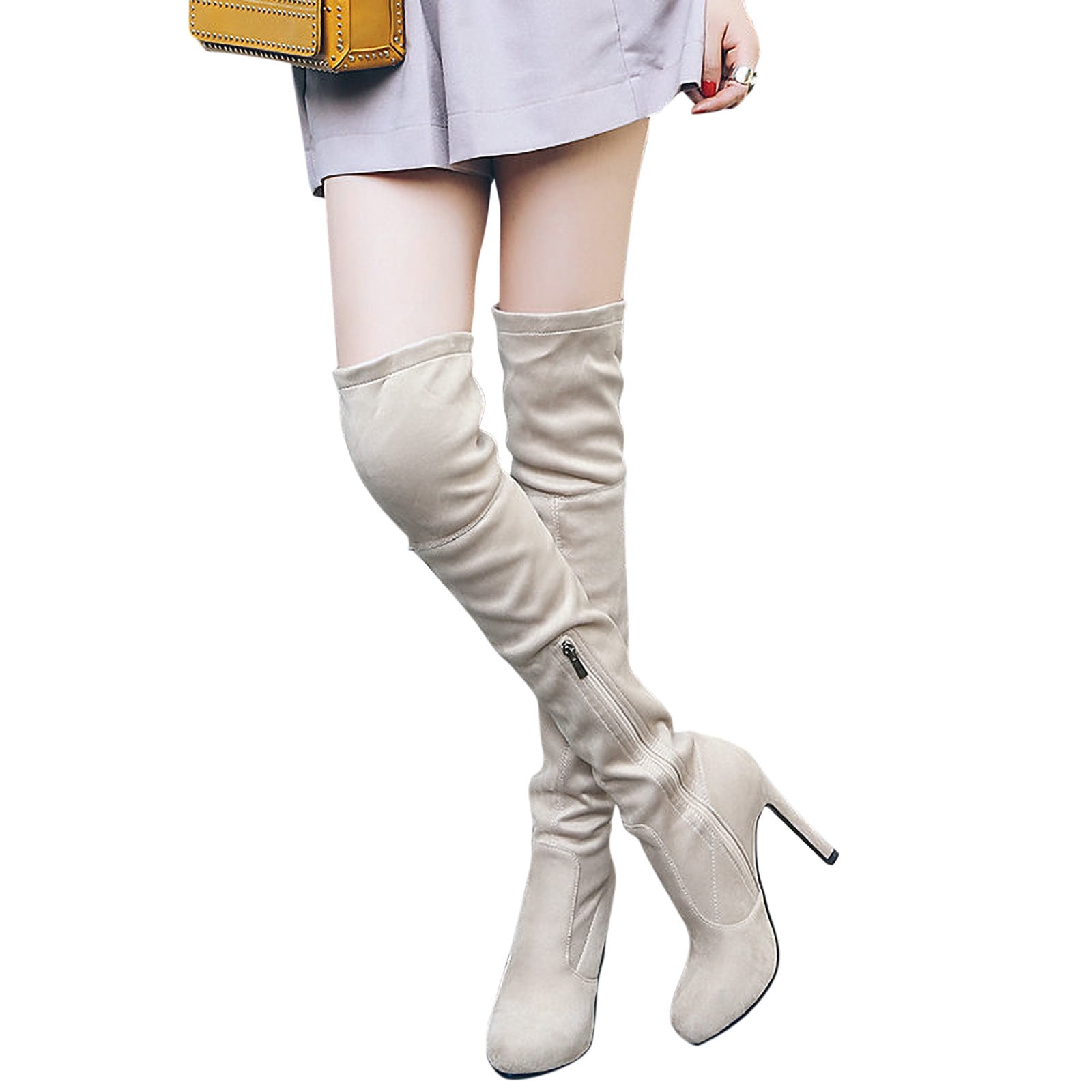 Deals elastic over knee boots