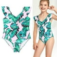 thumbnail image 1 of Up to 50% off Shldybc Girls One-Piece Swimsuit Flower Print Beach Sport Swimsuit Jumpsuit Bathing Suit Swimwear For Size 8-14 Years on Clearance, 1 of 9