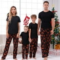 thumbnail image 1 of Shldybc Halloween Pajamas for Family for Women/Men Halloween Holiday Pjs Matching Sets 2-Piece Sleepwear Jumpsuit Spiderweb Ghosts Pumpkin Skeleton Top and Pants Outfit Home wear - Winter Clearance, 1 of 6