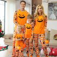 thumbnail image 1 of Shldybc Matching Family Halloween Pajamas for Toddler Kids Pajamas Sets Pajamas Halloween Holiday Sleepwear Jumpsuit Spiderweb Ghosts Pumpkin Skeleton Pajamas Outfit Home wear 3T Pajamas - Clearance, 1 of 8