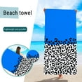 thumbnail image 1 of FAMTKT Microfiber Beach Towel Super, Lightweight Special Pattern Bath Towel, Sandproof Beach Blanket, Multi-Purpose Towel for Travel Swimming Pool Camping 27.55X59.05In, 1 of 8