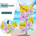 thumbnail image 1 of Shldybc Microfiber Beach Towel Super, Lightweight Special Pattern Bath Towel, Sandproof Beach Blanket, Multi-Purpose Towel for Travel Swimming Pool Camping 27.55X59.05In, Summer Savings Clearance, 1 of 8